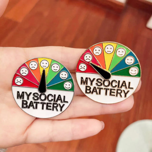 My Social Battery Pin