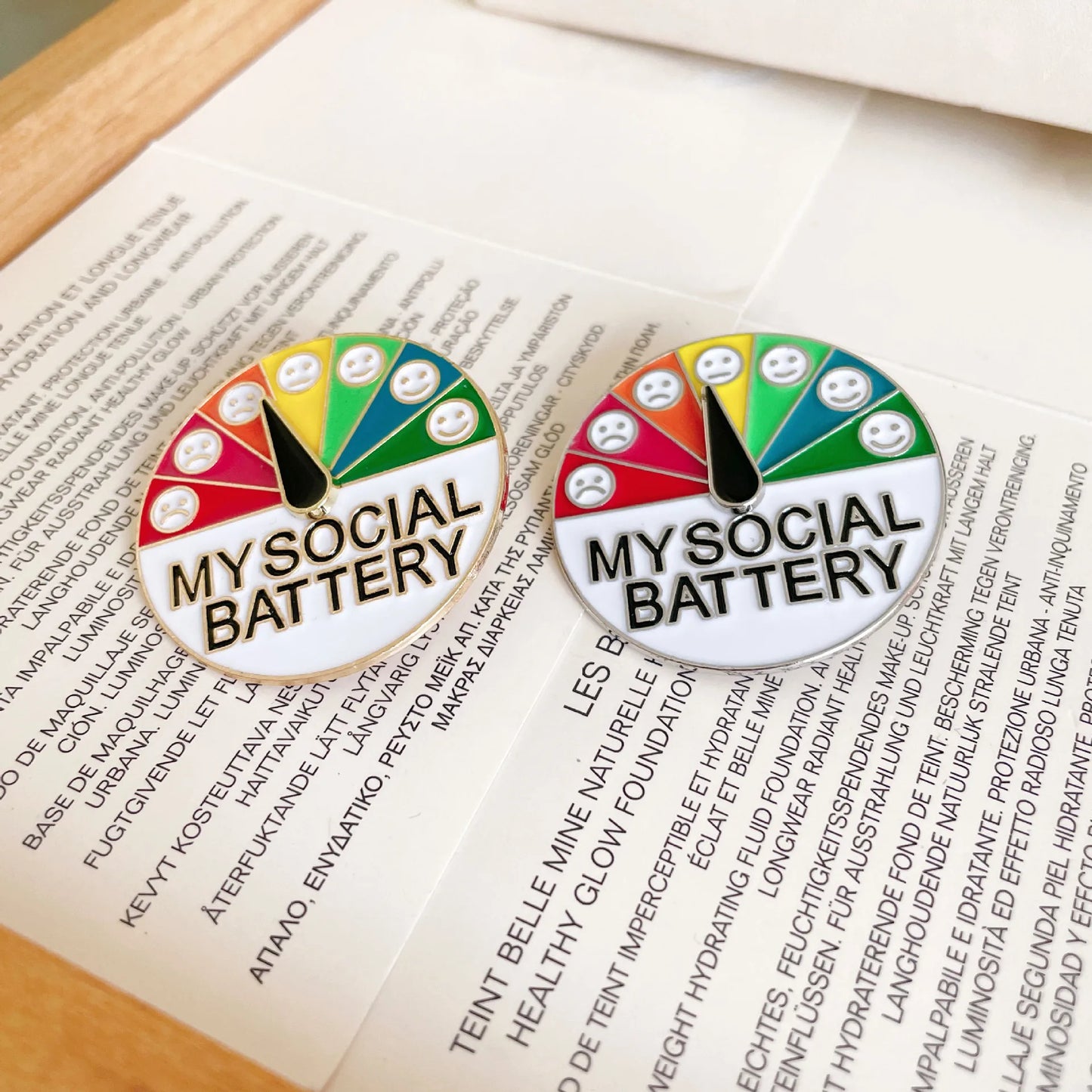 My Social Battery Pin